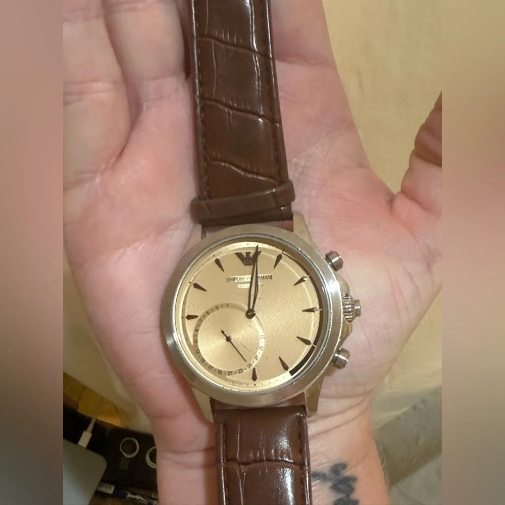 Emporio Armani 44mm Connected Hybrid Smartwatch - 20th Anniversary Edition
